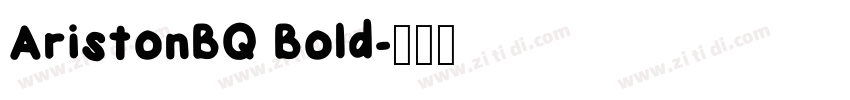 AristonBQ Bold字体转换
